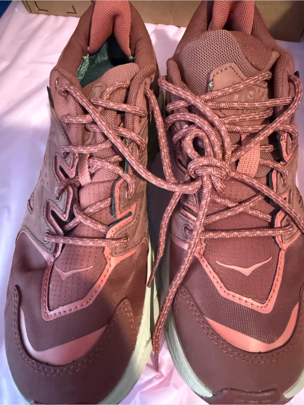 Hoka Women’s Athletic Sneakers in Dusty Rose